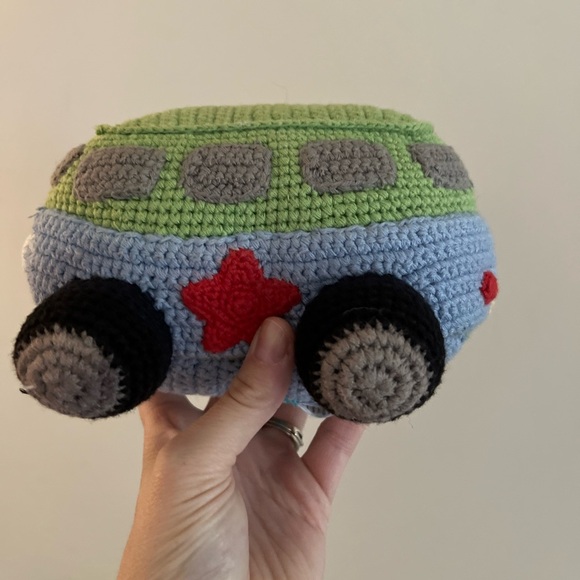 PEBBLE Baby Rattle Camper Volkswagon Van - Picture 2 of 6